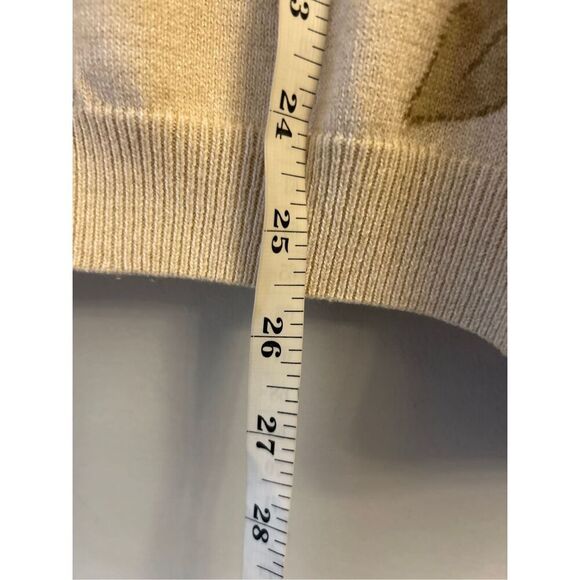 Vintage Alfred Dunner Embroided beaded sequined floral sweater sz L - Picture 6 of 7